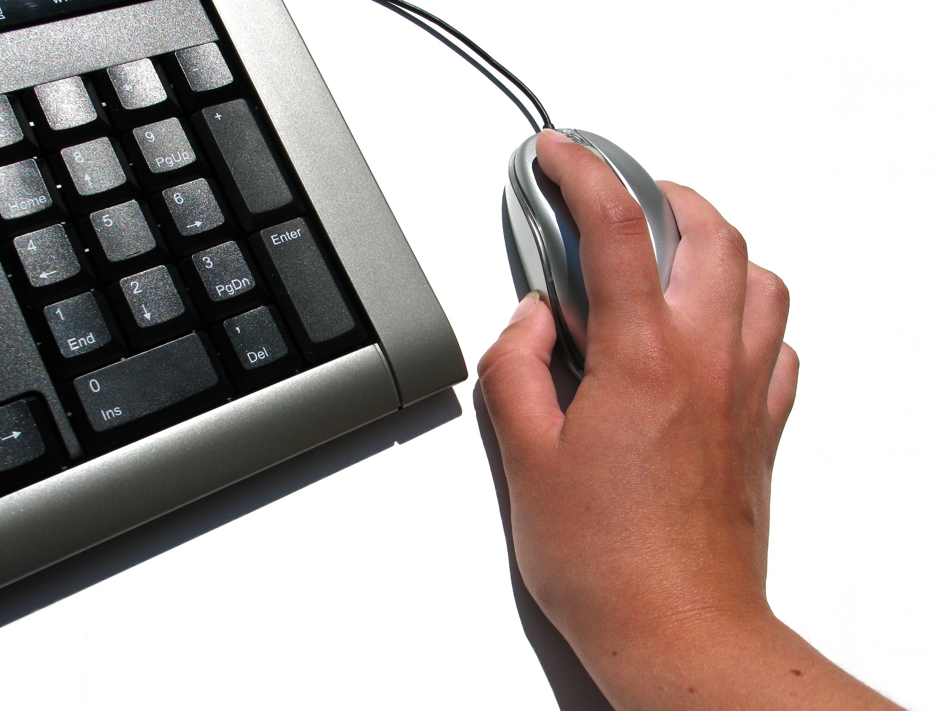 computer user, keyboard, shortcuts